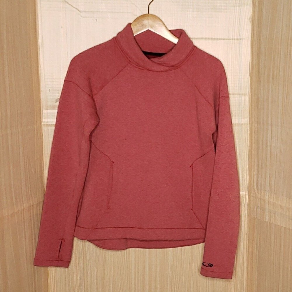 Champion Victoria Fleece Womens Mock Neck Sweatshirt XS